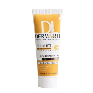 کرم ضد آفتاب SPF50 پوست خشک و معمولی درمالیفت 40 میلی لیتر